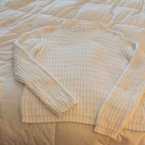 Elegant Cream Turtleneck Sweater